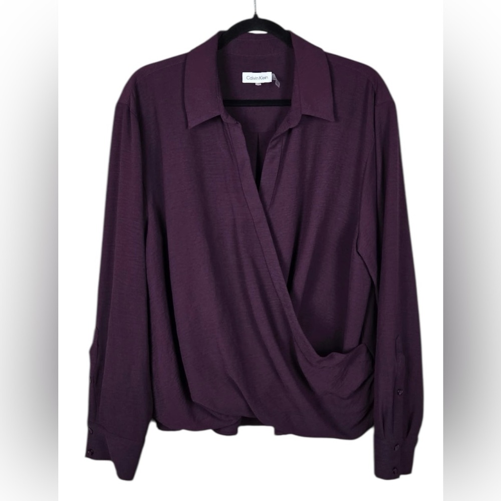 Calvin Klein Collection Plum Blouse
